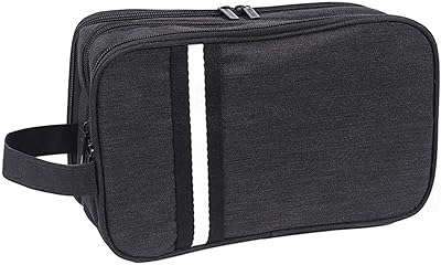 Toiletry bag for men and women, travel toilet organizer, waterproof makeup bag, travel organizer for toiletries, toiletries, bathroom, shower, vacation, black.. DIAYTAR NIGERIA transforms online retail with unbeatable prices and consistent delivery timeframes.