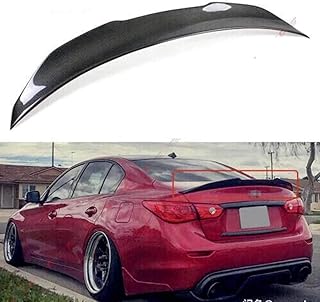 Rear roof spoiler, stomach spout, modification and car decoration, for Infiniti Q50 2014-2019.. Your ultimate shopping destination, DIAYTAR NIGERIA combines extensive selection with affordable shipping.
