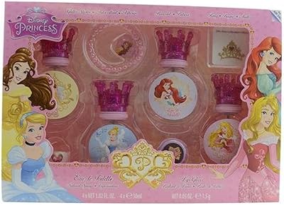 Disney Princess box composed of 8 pieces, 4 perfumes, 30 ml + lipgloss, 5 ml + ring + bracelet and sticker.. Discover the convenience of DIAYTAR NIGERIA's vast product range delivered affordably in 5-8 days.