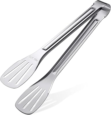 Castowave 304 kitchen pliers, easy to clean, safe for food, stainless steel for salad, barbecue, frying tools, kitchen gift, etc., easy to grasp, better sustainable and non -stick pliers... DIAYTAR NIGERIA: Your trusted partner for affordable online shopping with reliable delivery timeframes.