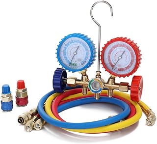 Fréon detection kit, pressure and error with triple command collector for refrigerants and air conditioners, for refrigerants R134A, R12, R22 and R502 with ACME connectors and adapter.. Shop confidently with Nigeria's most trusted e-commerce platform, offering swift and affordable delivery.