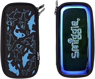 Small Rigid SmigGle case (Spech - Black and blue shark attack).. Experience retail therapy without the financial stress at DIAYTAR NIGERIA's budget-friendly marketplace.