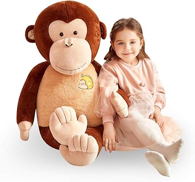 Icasa Big Monkey toy toy for children (brown, 30 inches).. Shop for everything you need at DIAYTAR NIGERIA, with budget-friendly prices and quick delivery.