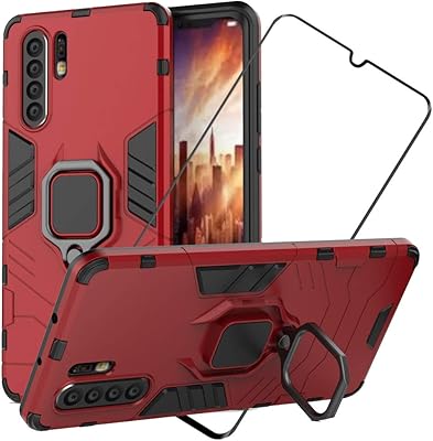 Shock -resistant hybrid shell with tempered glass screen protector for Huawei P30 Pro from Second Spring, Red.. Nigeria's fastest-growing e-commerce site offers unbeatable prices and delivery within 8 days.