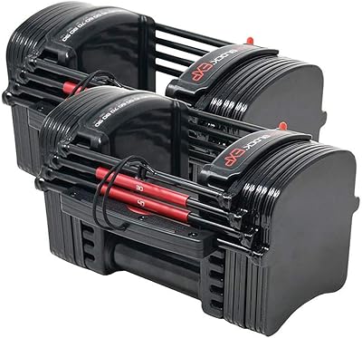 Set of fitness dumbbells Ruggs Power Block Sport Exp 5-55kg.. DIAYTAR NIGERIA brings the marketplace experience online with affordable and reliable delivery service.