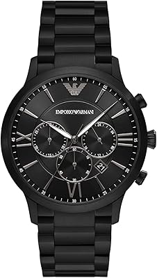 Emporio Armani chronograph watch for 43 mm stainless stainless steel.. DIAYTAR NIGERIA: Making quality accessible to all Nigerians with affordable prices and quick delivery.