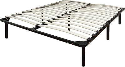 Wooden and metal platform and metal r2r Europa | King size mattress base (180 cm x 200 cm).. Experience budget-friendly shopping at DIAYTAR NIGERIA, Nigeria's premier online marketplace with quick delivery.