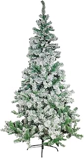 Yatai artificial Christmas tree with metal support - artificial Christmas tree flocked with snow for decoration of New Year's holidays - Christmas decorations - Artificial plants (1.8 m).. Discover why thousands choose DIAYTAR NIGERIA for affordable products delivered in less than a week.