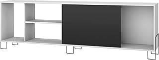 TV cabinet BRV Moveis 50 inch, Simple door, white/black, 56 * 180 * 29.4 cm, BR 33-185.. DIAYTAR NIGERIA combines extensive product options with budget-friendly prices, delivered in 5-8 days.