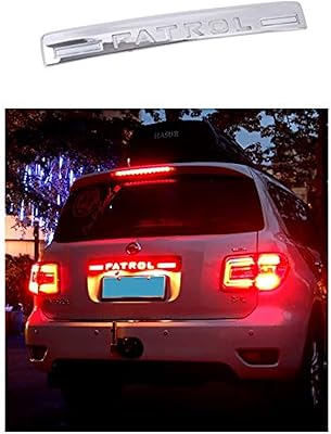 Strolling of LED Leon rear stop lights and Patrol car logo for Nissan Patrol Y62 10-19, Modified Special Accessories (Silver).. Experience the convenience of online shopping with DIAYTAR NIGERIA's reliable 5-8 day delivery service.