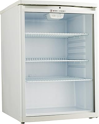Professional vertical refrigerator WestPoint 150 L with tempered glass door with one -year service warranty - WPKN -1519ER.. Experience the power of choice with DIAYTAR NIGERIA's vast catalog and affordable 5-8 day delivery.