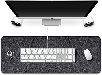 Firebee stretched non -slip gaming mouse mat with 0.12 inch thick felt base (dark gray).. Shop with confidence at DIAYTAR NIGERIA, offering extensive product variety with nationwide delivery.