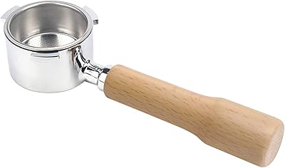Coffee filter without a 51 mm background with filtering basket and replacement wood handle for Delonghi EC680 EC685 coffee maker, reusable alloy filter, coffee extractor accessories.. Experience shopping freedom with DIAYTAR NIGERIA's vast selection and 5-8 day nationwide delivery service.