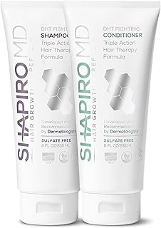 Shampoo and conditioner against hair loss | DHT blockers fully natural for sparse hair developed by dermatologists | Enjoy healthier, more supplied and thicker hair - Shapiro MD | 1 month of supply.. From fashion to electronics, DIAYTAR Nigeria brings it all to your doorstep — fast, easy, and affordable.