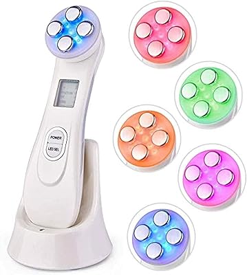 Firming and beauty device of the RF skin, 5 in 1 with LED lights and frequency waves for the rejuvenation of the skin, EMS mesotherapy to firm and embellish the skin... Join the movement — fast, affordable shopping only at DIAYTAR Nigeria.