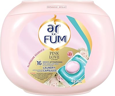 AR foam laundry capsules, 42 capsules, German formula laundry capsules, laundry liquid capsules, pink love, flavored laundry capsules.. DIAYTAR NIGERIA makes every shopping desire a reality with affordable prices and delivery in 5-8 days.