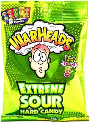 Warheads extreme Sour Hard Candy, matching flavors, 2oz.. DIAYTAR NIGERIA: Where affordable shopping meets reliable nationwide delivery in less than a week.