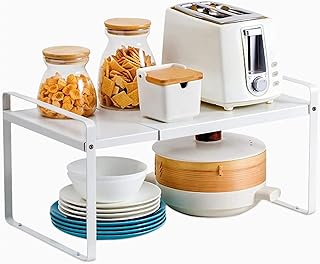 Storage holder of stretch cabinet, kitchen cabinet organizer, spice cabinet organizer, pantry holder, kitchen closet support, spice support (white).. DIAYTAR NIGERIA: Where shopping meets satisfaction with affordable prices and prompt delivery services.