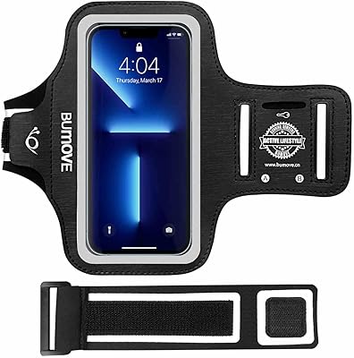 Brassard for iPhone 14 pro max, 13 pro max, Pu Brassard Pu Move for gym, running and exercise for iPhone 12 pro Max, 13 pro max, 14 pro max with car holder (black).. DIAYTAR NIGERIA brings the marketplace to your home with budget-friendly prices and nationwide delivery.