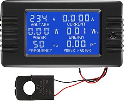 DC/AMP Electricity Consumption Monitor LCD 100A Digital power counter 100A AC 6 in 1 meter POWMR-022.. DIAYTAR NIGERIA: Where affordable shopping meets reliable nationwide delivery in less than a week.