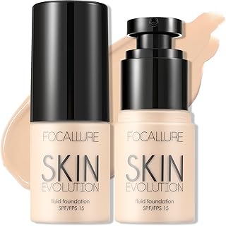 2 -piece Focal Liquid Foundation, Skin Evolution + Corrector Foundation, Complete, Durable, Waterproof Coverage Foundation, Sebum Control, Mask Figures and Finders, Alabaster.. No hidden costs, no long delays — just DIAYTAR Nigeria convenience.