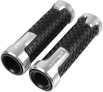 Motorcycle motorcycle hand handles 7/8 \ "22mm handlebar handles Handbar handle for Suzuki GSF250 GSF600 S GSF650 N GSF1200 GSF1250 GSF 250 600 650 ATV cyclomators scooter (Color: Silver).. DIAYTAR NIGERIA: Where shopping dreams come true with budget-friendly prices and nationwide shipping.