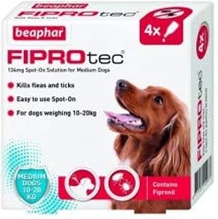 BEAPHAR VIPROTEC Anti -Puaces and ticks for medium -sized dogs - 4 tubes.. Shop efficiently with DIAYTAR NIGERIA, offering thousands of products at unbeatable prices delivered promptly.