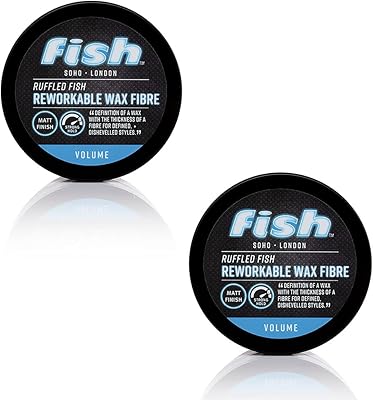 Wax fibers for reusable ruffle fish hair - Big messy hair styler 2 x 100 ml.. Shop with confidence on DIAYTAR Nigeria — quality products and timely delivery.
