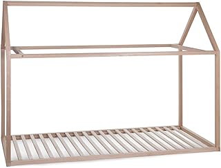 House children's bed frame, size 90x200 cm, natural.. Thousands of items, all priced just right — shop DIAYTAR Nigeria today.