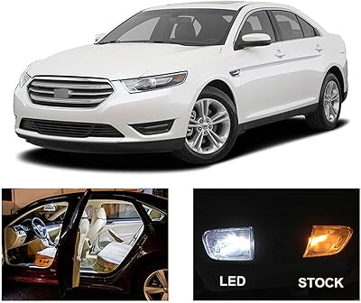 Lighting kit of white LED interior license plaque, 8 bulbs, for Ford Taurus 2013-2016 2017 2018 2019, Lighting Dome of trunk dome.. DIAYTAR NIGERIA: Connecting Nigerians with affordable products through our expansive e-commerce platform.