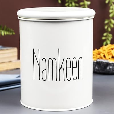 Namkeen Market 99 kitchen jar, food storage container, broken white container - 1700 ml.. DIAYTAR NIGERIA connects you with thousands of products at competitive prices, delivered within a week.