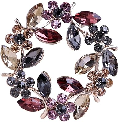 Colorful rhinestone crystal pins, jewelry gift for women girls, metal, na.. Experience the convenience of online shopping with DIAYTAR NIGERIA's reliable 5-8 day delivery service.