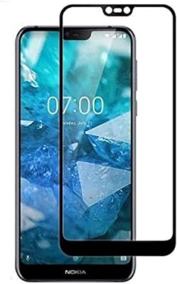 Full 3D curved screen protection for Nokia 7.1, 5.85 inch, Premium tempered glass screen protection with black frame.. Explore limitless products on DIAYTAR Nigeria — at the lowest prices.