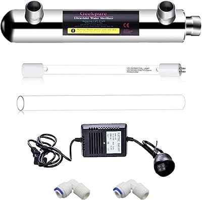 Geekpure 6W UV water filter for reverse osmosis purification system (0.5-1 GPM).. DIAYTAR NIGERIA: Redefining e-commerce with affordable prices and reliable nationwide shipping.