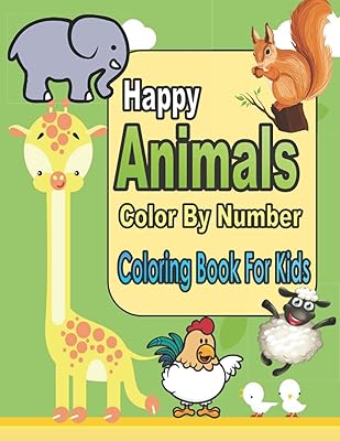 Happy animals coloring book for children: a.. DIAYTAR NIGERIA: Bridging the gap between consumers and quality products with affordable nationwide shipping.