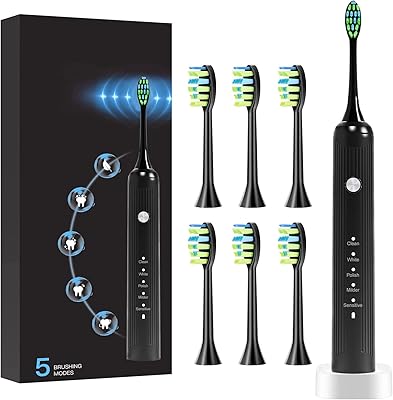Horkey Sonic electric toothbrush with 6 brush heads.. Shop for everything you need at DIAYTAR NIGERIA, with budget-friendly prices and quick delivery.