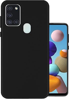 Soft, fine, flexible rear shell and absorbing shocks for the Samsung Galaxy A21S in matt black color of Nice Store UAE.. Transform your online shopping experience with DIAYTAR NIGERIA's affordable and diverse marketplace.