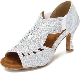 Dance shoes in rhinestones for women, living room dance, Latin salsa, Bacta performance - - 40 eu.. DIAYTAR NIGERIA connects you with thousands of products at competitive prices, delivered within a week.