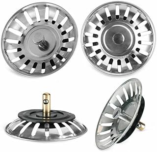 80mm stainless steel replacement plaster for kitchen sink, sink filter, filter basket, 2 -room waste cap.. DIAYTAR NIGERIA: Where thousands of products meet affordable prices and reliable 5-8 day delivery.