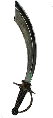 Yummy Bee Pirate Sword Cutlass Adult Saber Disguise Plastic Costume Toy Black Curved.. Experience budget-friendly shopping at DIAYTAR NIGERIA, Nigeria's premier online marketplace with quick delivery.