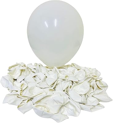 White balloons 100 pieces 12 "Standard natural rubber latex balloons for party decoration (100 standard white pieces).. Why shop anywhere else? DIAYTAR Nigeria has it all, at prices you’ll love.