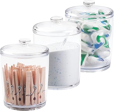 Set of MDesign plastic pot supports for storage and organization of linen.. Your one-click solution to affordable shopping, DIAYTAR NIGERIA delivers quality products nationwide.