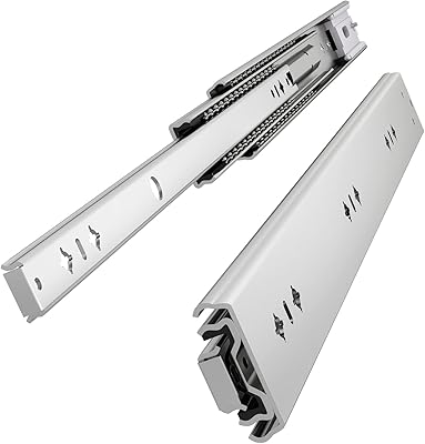 Robust drawer runners Vadnie52 ", gentle closure, K2053, full three -part extension, ball support, load capacity of 117.04 kg, 1 pair.. DIAYTAR NIGERIA: Where every shopping need is met with affordable prices and timely delivery.