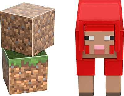 Minecraft craft-a-block sheep figurine authentic video games divided toy.. Your trusted shopping partner, DIAYTAR NIGERIA offers extensive selection with quick delivery options.