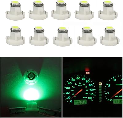 Wljh 10x Vert T3 Neo Wedge LED 3030 SMD PUCE 8mm LED Base Car Instruments Cluster LED Turnum Table CVC Chauffage Air conditioning Radio Radio bulb bulb.. Your digital shopping companion, DIAYTAR NIGERIA offers exceptional value with delivery in less than 8 days.
