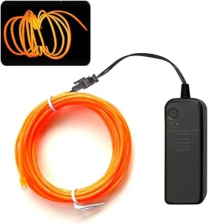 El Wire Orange, 1.5 inch neon with battery, celebration electric light, Halloween decoration... DIAYTAR NIGERIA: Revolutionizing accessibility to quality products at budget-friendly prices across Nigeria.