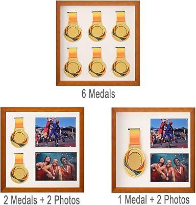 Medal window display frame of solid wood sports medals perfect photo perfect for runners.. From essentials to electronics, DIAYTAR Nigeria ships your order in no time.