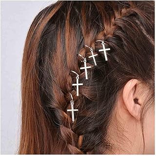Ulbi Dreadlock Braid Hair Silver Rings Cross Hair Religious Rings Hair Rings Hair Accessories For Women Girls.. DIAYTAR NIGERIA: Where affordability meets reliability with thousands of products delivered promptly.