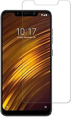 Transparent HD tempered glass screen protector for Xiaomi Pocophone F1 - Transparent.. DIAYTAR NIGERIA: Where every shopping need is met with affordable prices and timely delivery.