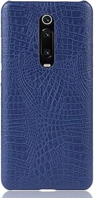 Rear polyurethane leather shell with crocodile pattern for Xiaomi Redmi K20 / K20 Pro / MI 9T / MI 9t Pro (Blue).. DIAYTAR NIGERIA brings the marketplace to your home with budget-friendly prices and nationwide delivery.